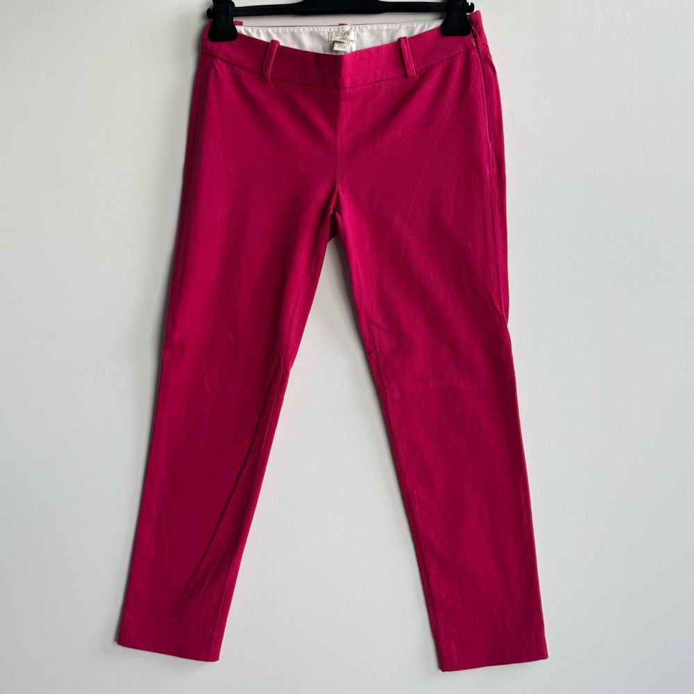 J. Crew Pink Cropped Ankle Pants